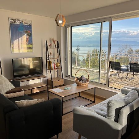 Leman Panoramique Avec Terrasse A Deux Pas Du Centre-Ville Évian-les-Bains Exteriör bild